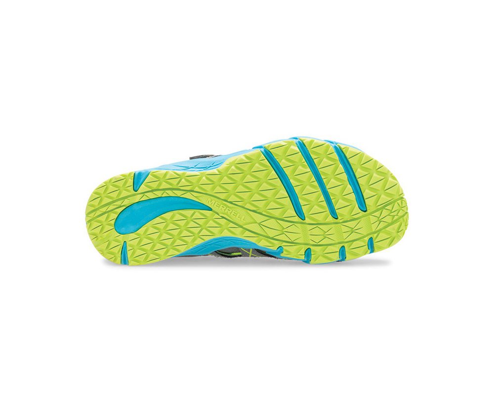 Merrell Hiking Shoes Grey/Mint - Hydro Moc Quench - Kids 48QBIZOCD